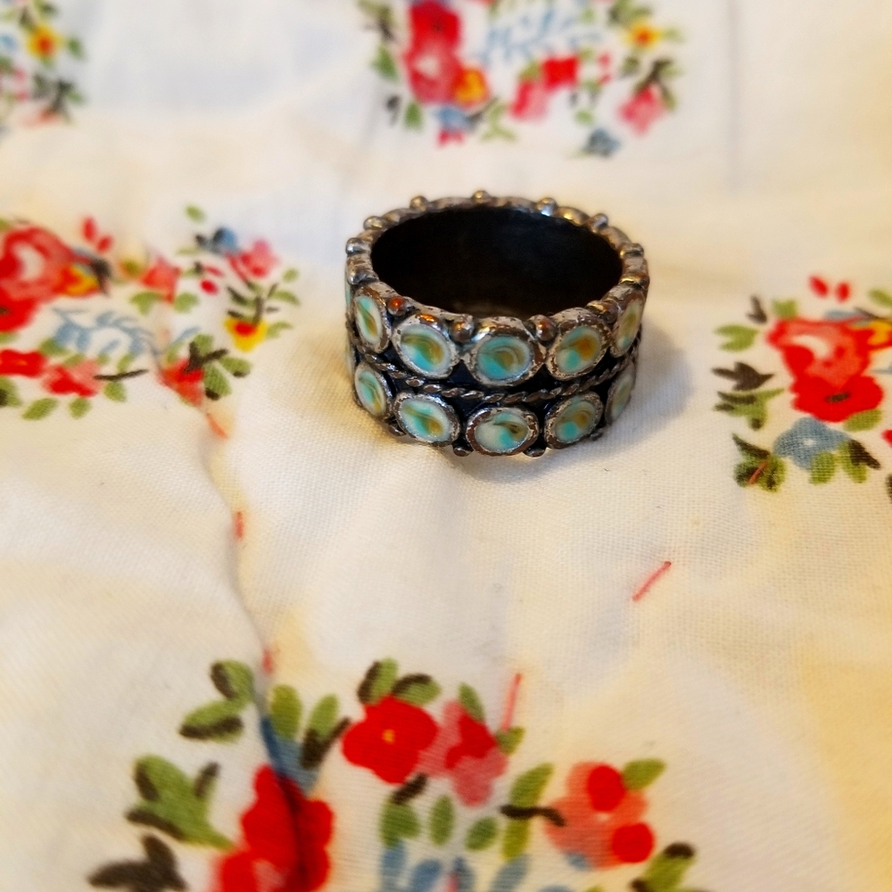 Silver Opal Ring